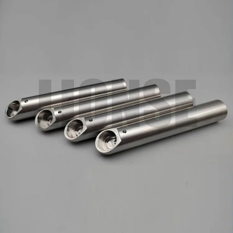 CNC Precision Meaisíniú Cruach dhosmálta 304 Codanna Píobán Babhta