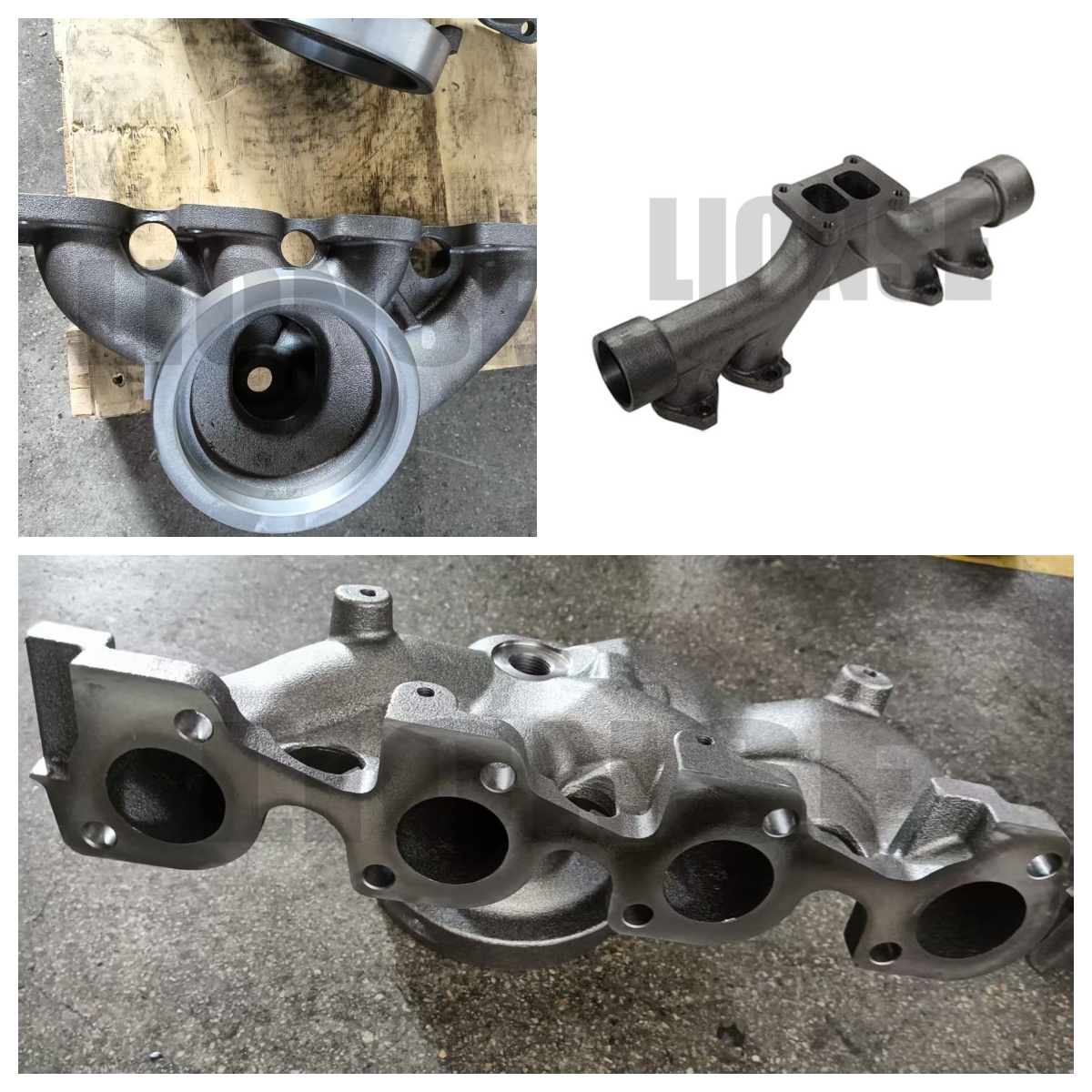 Cast iron exhaust manifold