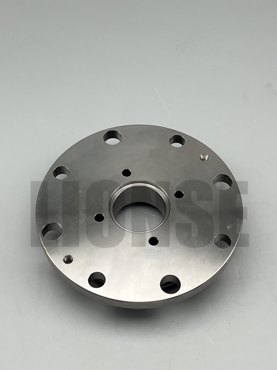 Cruach dhosmálta pláta árasán flange flange táthaithe CNC páirteanna beachtais CNC