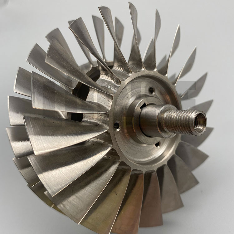 Impellers Tíotáiniam As CNC Milling